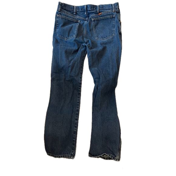 Rustler Straight Fit Blue Jeans 34x34 - Picture 2 of 4